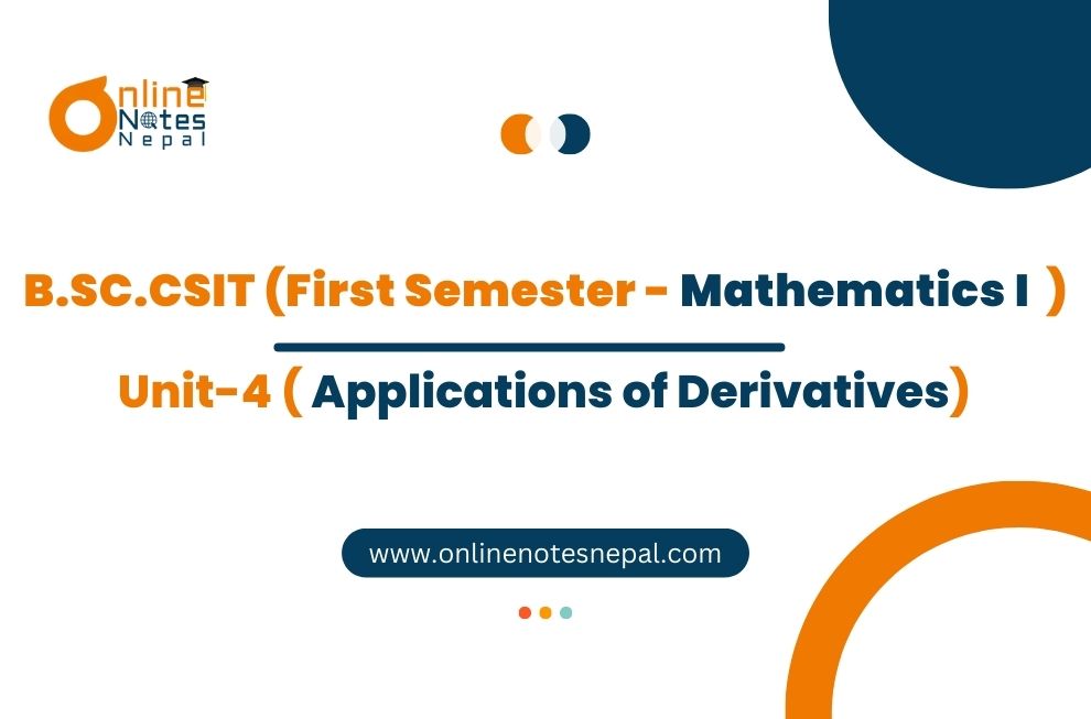 Applications of Derivatives Photo